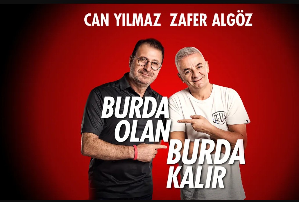 Burda Olan Burda Kalır Kayseri - Can Yılmaz & Zafer Algöz - 10 Nisan 2026 Kadir Has | 1250₺'den Etkinlik Görseli